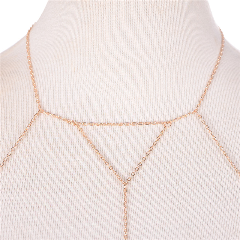 Gold Silver Fashion Link Chain - Body Jewelry Necklace recension och pris