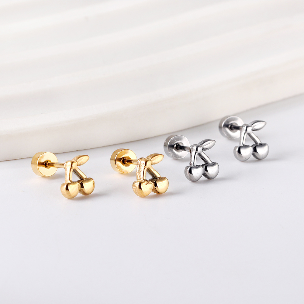 LUXUKISSKIDS 1pairs Small Ear  - Body Jewelry Surgical Steel recension och pris
